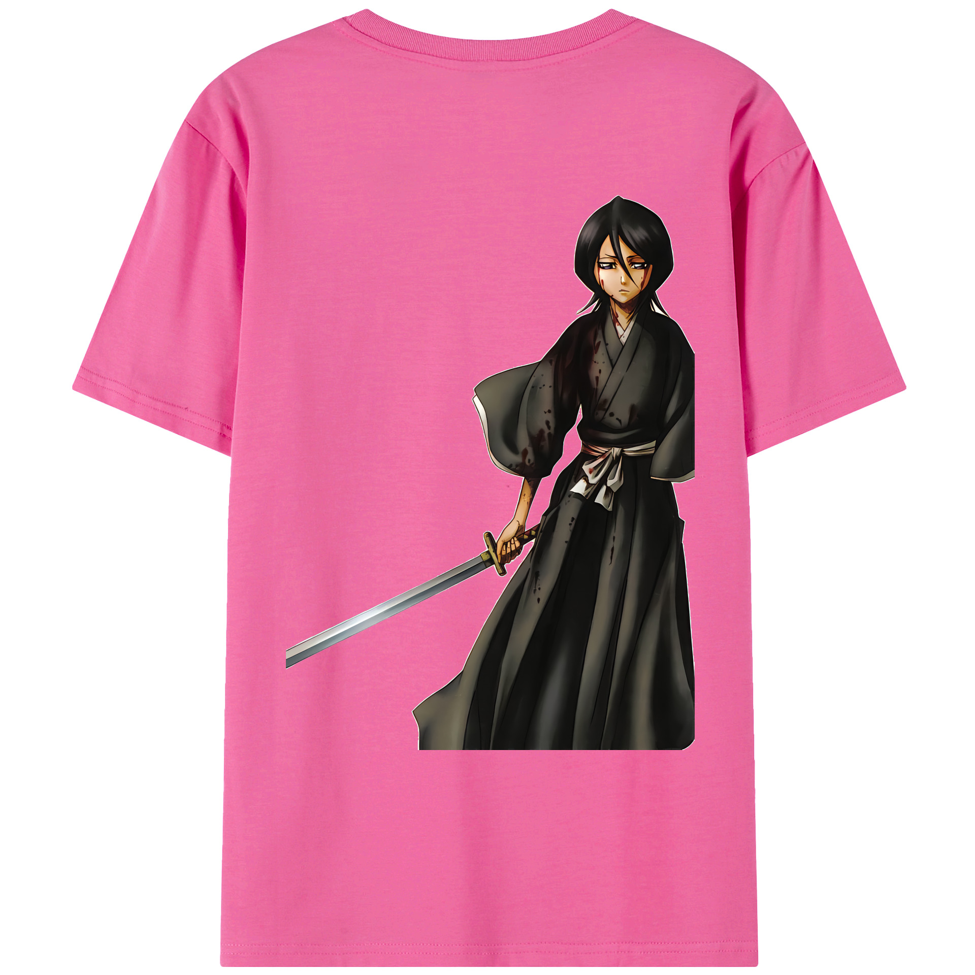 （画像用） ブリーチ 朽木ルキア BLEACH Kuchiki Rukia レディース半袖Tシャツ(バックプリント)